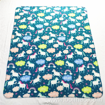 2021 New Double Brush Fleece Polar Fleece Blanket All Over Print Fleece Blanket